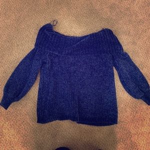 Off the shoulder sweater